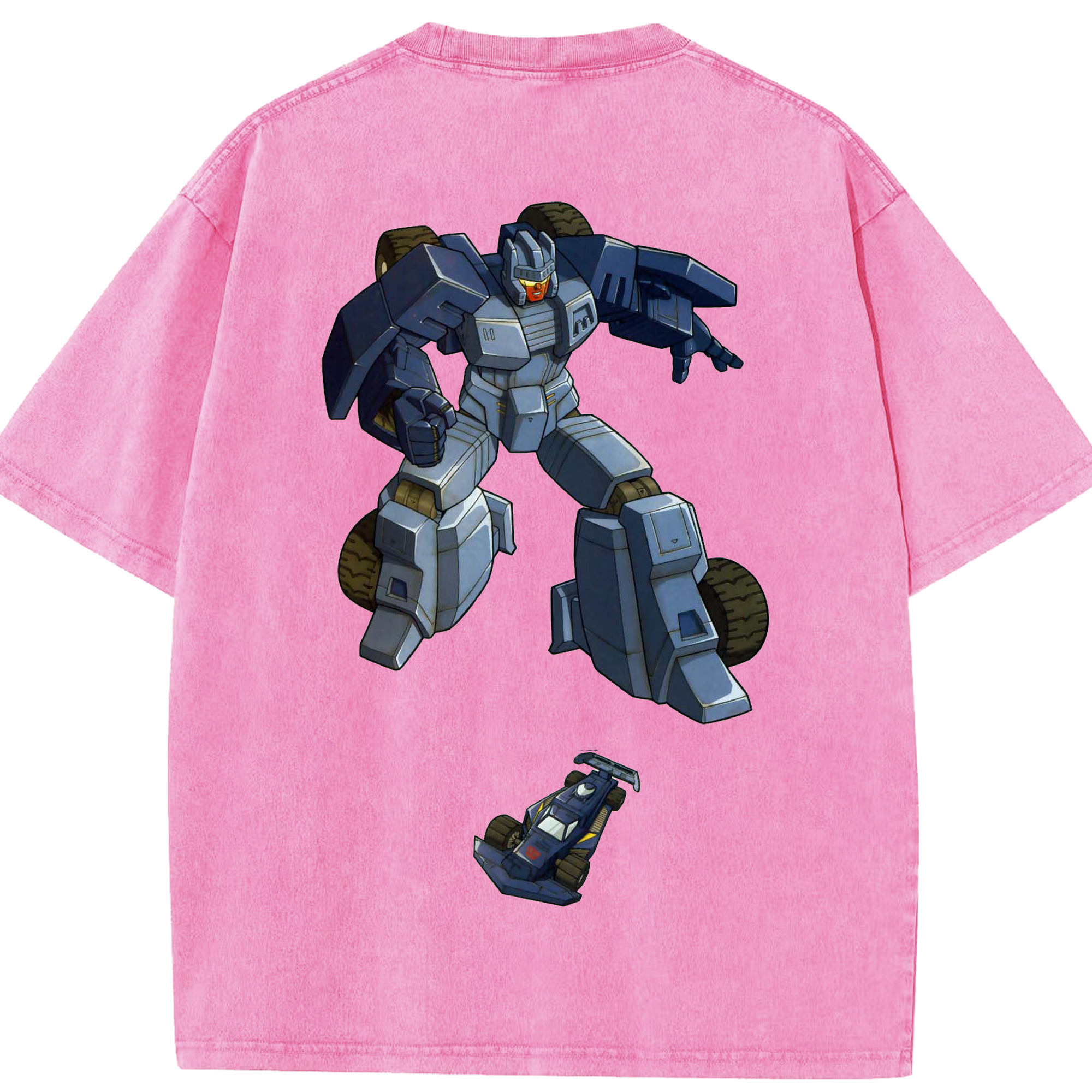 （画像用）  綿100% ヴィンテージ風 半袖Tシャツ（背面プリント）